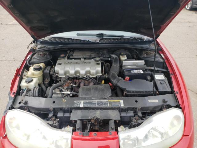 1G8ZP12861Z299402 - 2001 SATURN SC1 RED photo 11