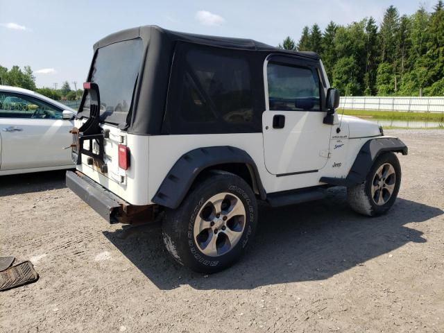 1J4FY19S9VP538878 - 1997 JEEP WRANGLER / SPORT WHITE photo 3