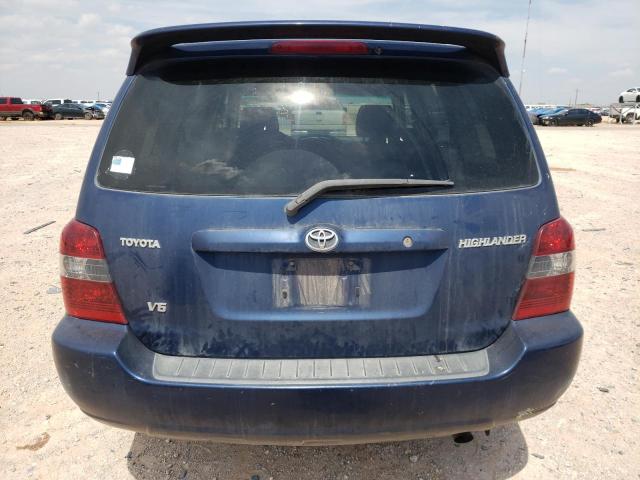 JTEGP21A270128954 - 2007 TOYOTA HIGHLANDER SPORT BLUE photo 6