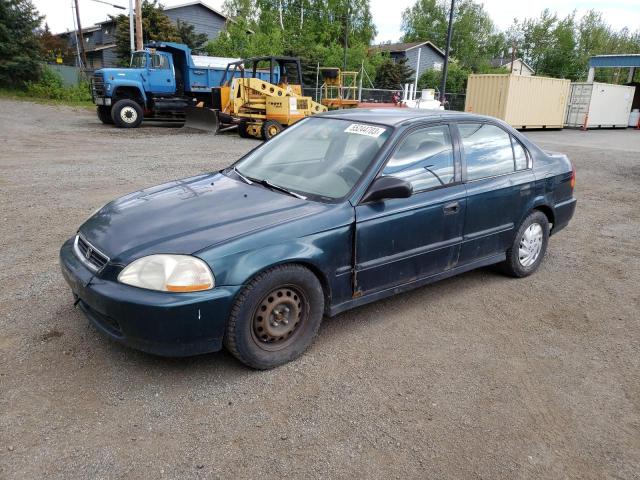 JHMEJ6628WS012438 - 1998 HONDA CIVIC DX GREEN photo 1