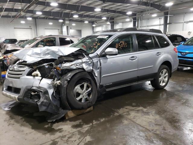 4S4BRCPC8D3238811 - 2013 SUBARU OUTBACK 2.5I LIMITED SILVER photo 1