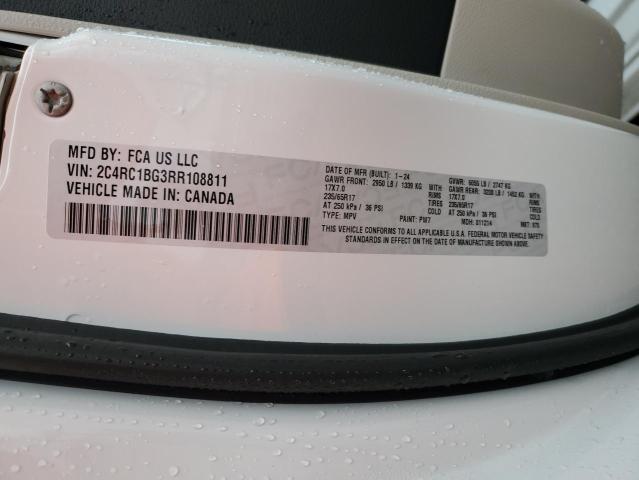 2C4RC1BG3RR108811 - 2024 CHRYSLER PACIFICA TOURING L 白色 照片 13