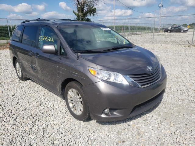 5TDYK3DC8CS179229 - 2012 TOYOTA SIENNA XLE GRAY photo 1