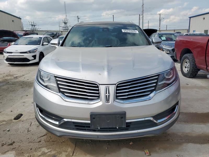 2LMTJ6LR2GBL63514 - 2016 LINCOLN MKX RESERVE SILVER photo 5