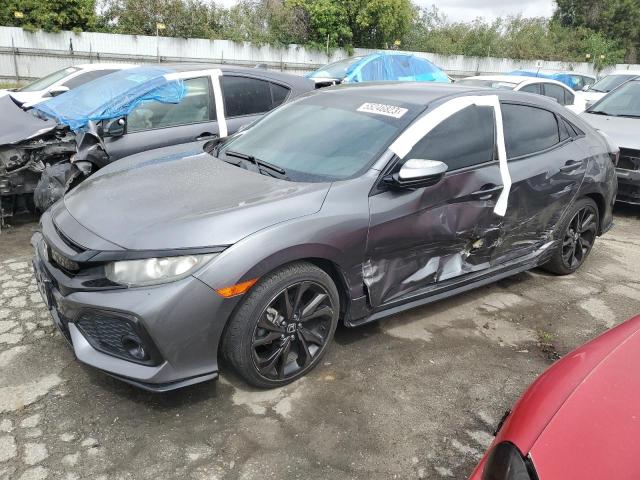 SHHFK7G41JU212574 - 2018 HONDA CIVIC SPORT 灰色 照片 1