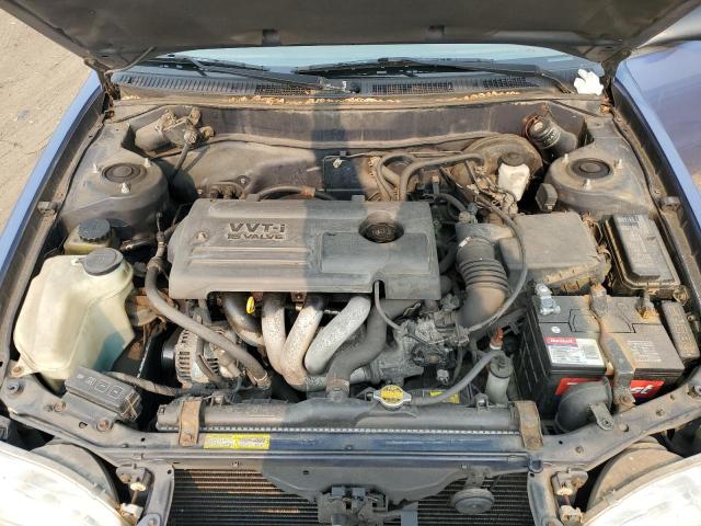 2T1BR12E8YC297596 - 2000 TOYOTA COROLLA VE BLUE photo 11