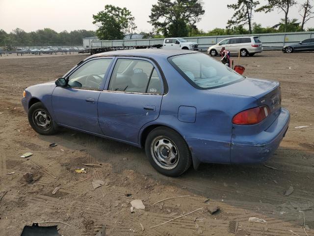 2T1BR12E8YC297596 - 2000 TOYOTA COROLLA VE BLUE photo 2