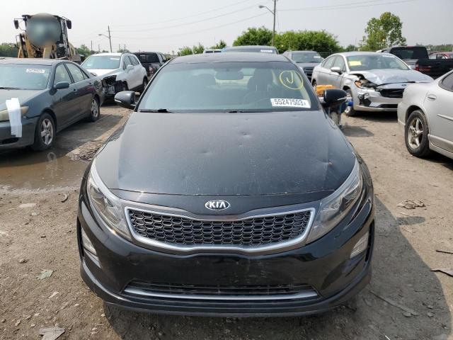 KNAGN4AD6E5067816 - 2014 KIA OPTIMA HYBRID BLACK photo 5