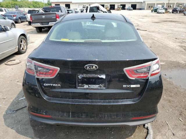 KNAGN4AD6E5067816 - 2014 KIA OPTIMA HYBRID BLACK photo 6