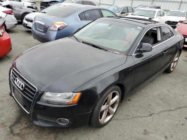 WAUDK78TX9A031134 - 2009 AUDI A5 QUATTRO BLACK photo 1