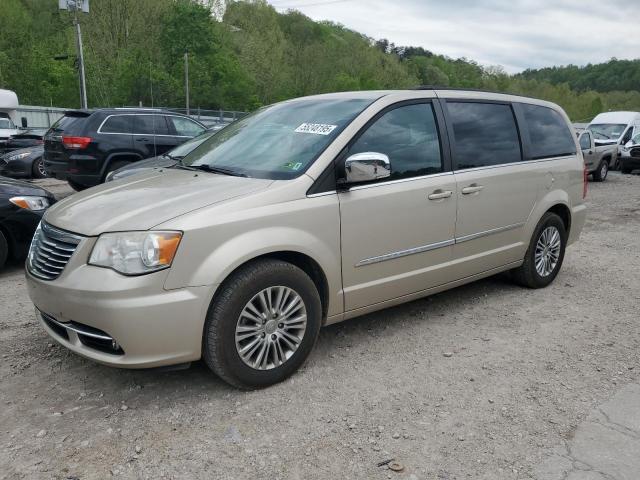 2C4RC1CG6DR647883 - 2013 CHRYSLER TOWN & COU TOURING L GOLD photo 1
