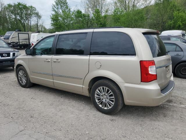 2C4RC1CG6DR647883 - 2013 CHRYSLER TOWN & COU TOURING L GOLD photo 2