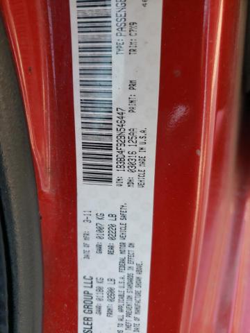 1B3BD4FB2BN546447 - 2011 DODGE AVENGER EXPRESS 红色 照片 12