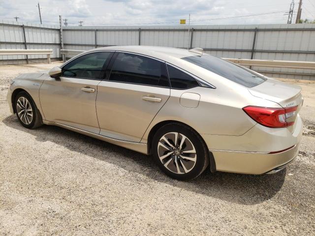 1HGCV3F48KA008033 - 2019 HONDA ACCORD HYBRID EX BEIGE photo 2