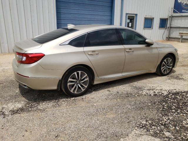 1HGCV3F48KA008033 - 2019 HONDA ACCORD HYBRID EX BEIGE photo 3