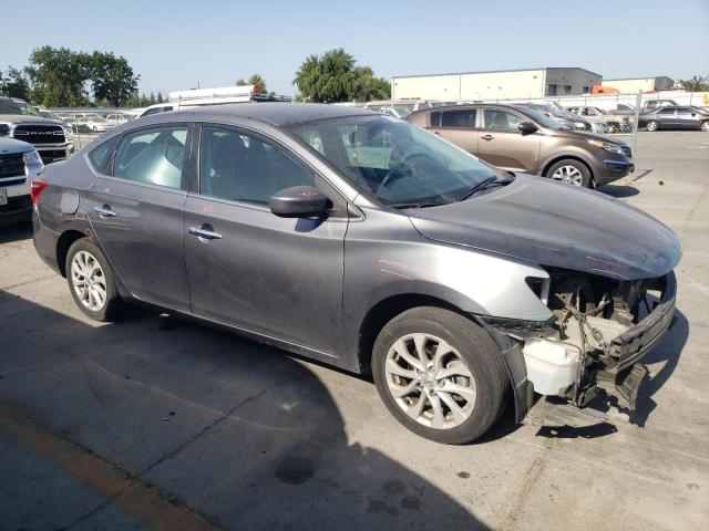 3N1AB7AP9KL629266 - 2019 NISSAN SENTRA S GRAY photo 4