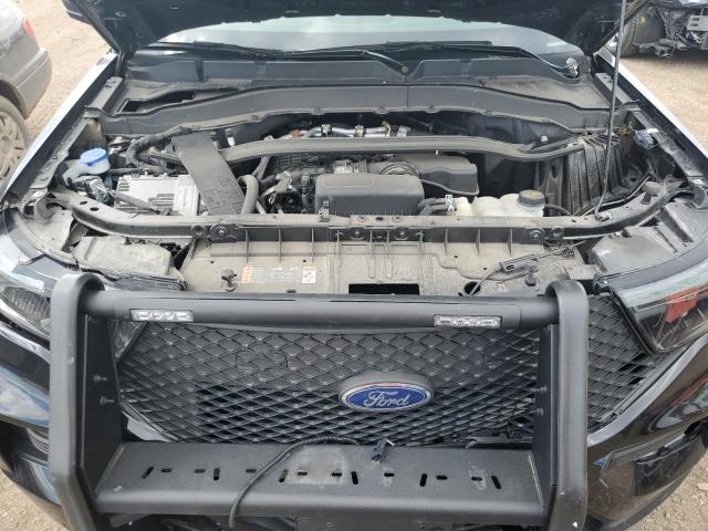 1FM5K8ABXNGC43307 - 2022 FORD EXPLORER POLICE INTERCEPTOR შავი ფოტო 11