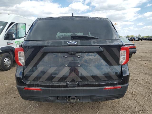 1FM5K8ABXNGC43307 - 2022 FORD EXPLORER POLICE INTERCEPTOR შავი ფოტო 6