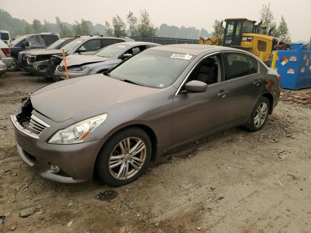 JN1CV6AR3AM458658 - 2010 INFINITI G37 GRAY photo 1