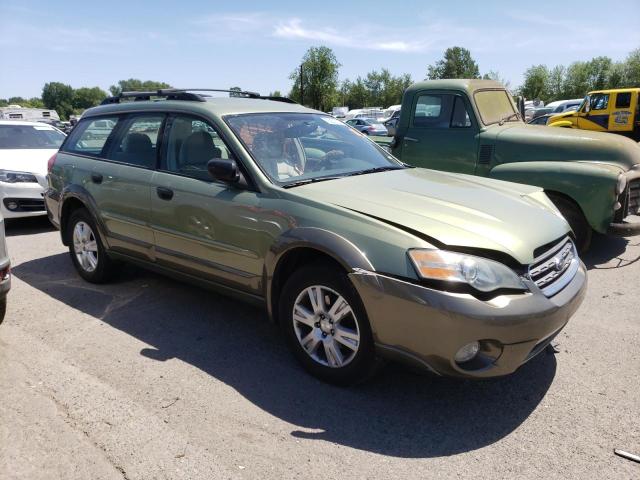 4S4BP61C057301636 - 2005 SUBARU LEGACY OUTBACK 2.5I GREEN photo 4