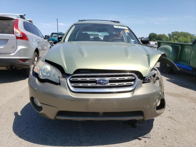 4S4BP61C057301636 - 2005 SUBARU LEGACY OUTBACK 2.5I GREEN photo 5