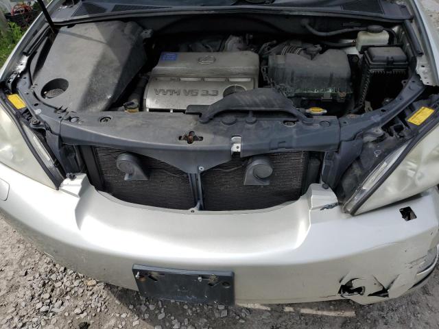 2T2HA31U25C044142 - 2005 LEXUS RX 330 SILVER photo 12