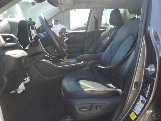 5TDGZRBH4LS043916 - 2020 TOYOTA HIGHLANDER XLE GRAY photo 7