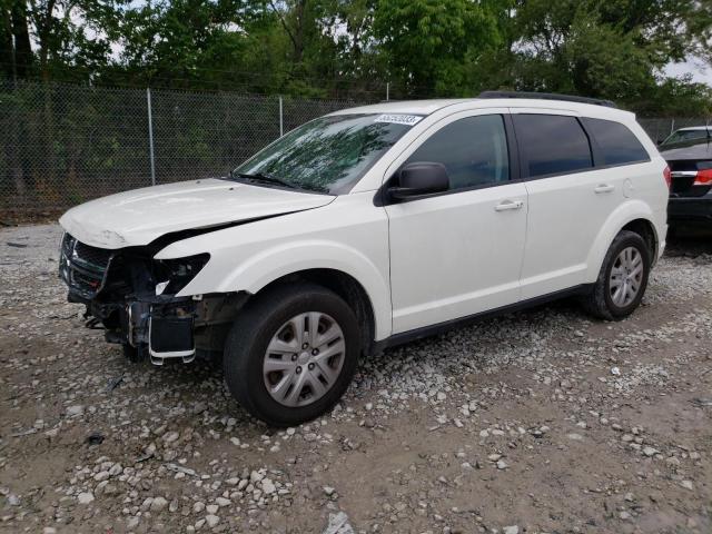 3C4PDCAB1HT682745 - 2017 DODGE JOURNEY SE WHITE photo 1