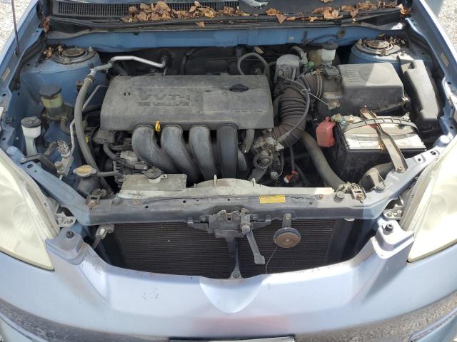 2T1KR32E03C073565 - 2003 TOYOTA COROLLA MA XR BLUE photo 11