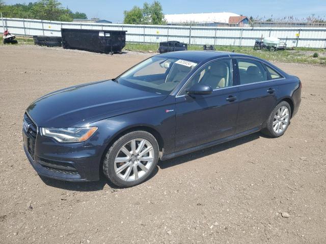 WAUHGAFC8EN052604 - 2014 AUDI A6 PRESTIGE ლურჯი ფოტო 1
