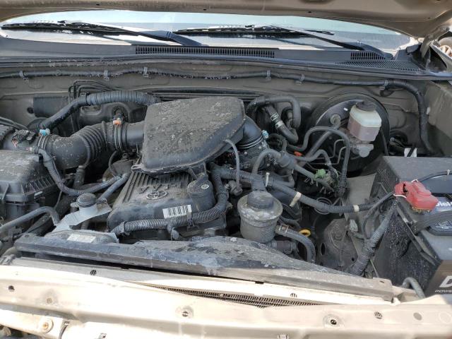 5TETX22N95Z119640 - 2005 TOYOTA TACOMA ACCESS CAB ოქროსფერი ფოტო 12