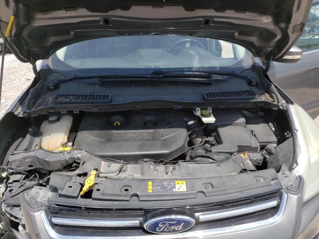 1FMCU9H96DUC87265 - 2013 FORD ESCAPE SEL GRAY photo 12