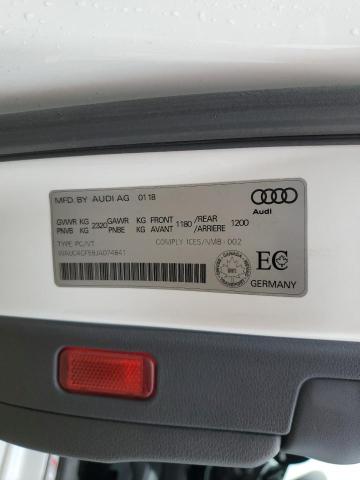 WAUC4CF59JA074841 - 2018 AUDI S5 PRESTIGE 白色 照片 12