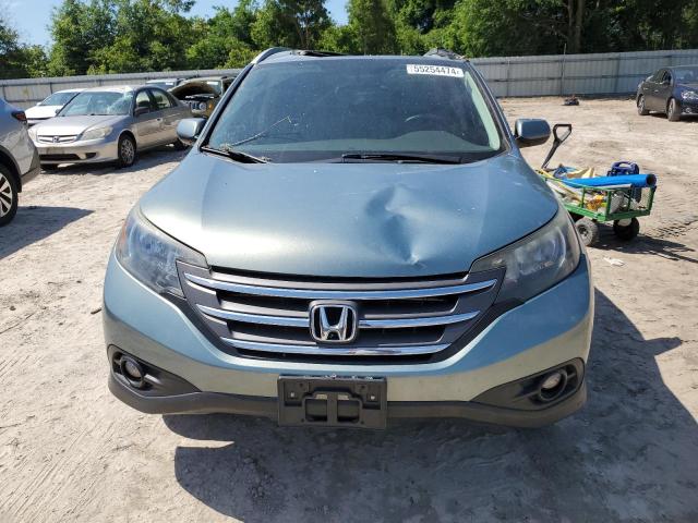 5J6RM3H76CL017767 - 2012 HONDA CR-V EXL TEAL photo 5