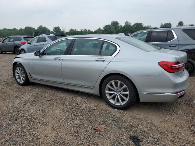 WBA7E4C56JGV23835 - 2018 BMW 740 XI SILVER photo 2