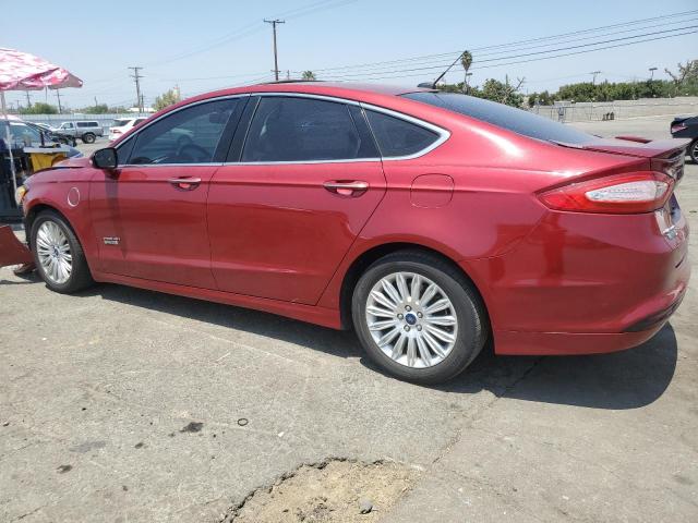 3FA6P0SU8ER103296 - 2014 FORD FUSION TITANIUM PHEV RED photo 2