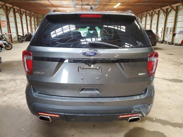 1FM5K8GT4HGD60479 - 2017 FORD EXPLORER SPORT CHARCOAL photo 6