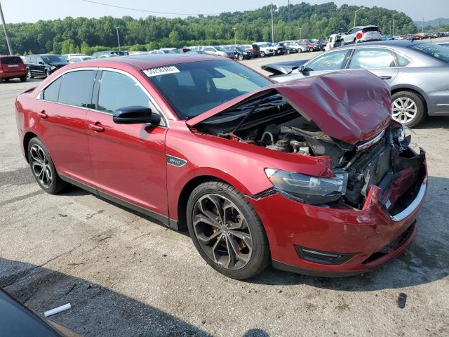 1FAHP2KT0DG224874 - 2013 FORD TAURUS SHO RED photo 4