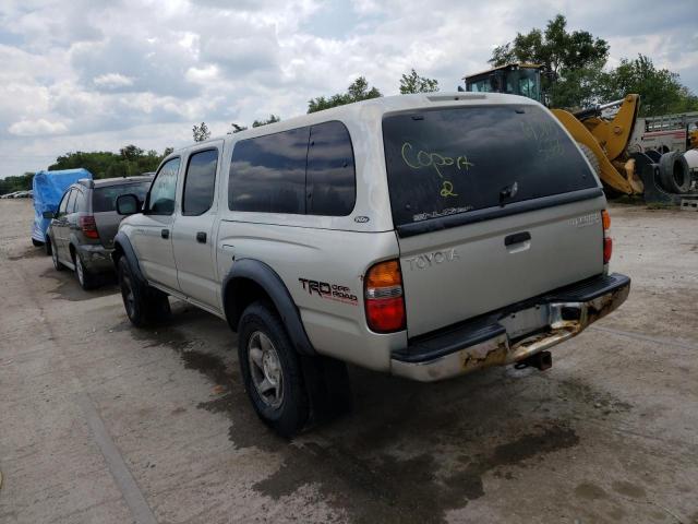 5TEGN92N71Z865563 - 2001 TOYOTA TACOMA DOUBLE CAB PRERUNNER SILVER photo 2