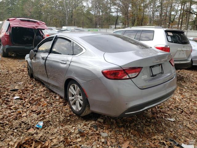 1C3CCCABXFN742895 - 2015 CHRYSLER 200 LIMITED SILVER photo 2