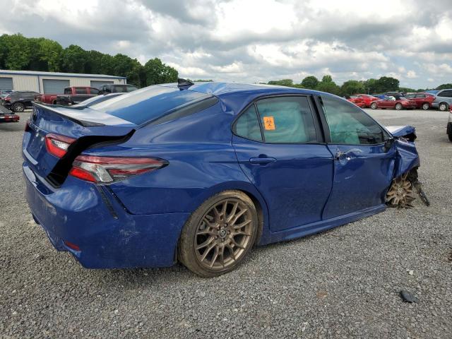 4T1T11AK0PU088319 - 2023 TOYOTA CAMRY SE NIGHT SHADE BLUE photo 3