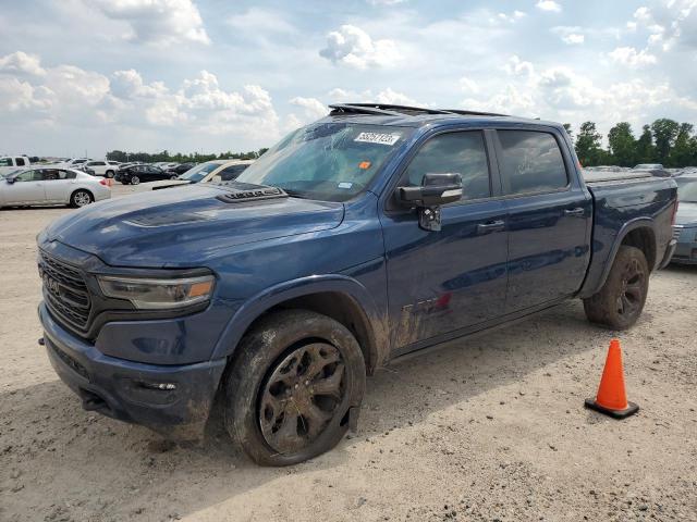 1C6SRFHT7MN626516 - 2021 RAM 1500 LIMITED BLUE photo 1