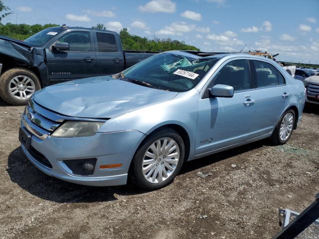 3FADP0L31AR215669 - 2010 FORD FUSION HYBRID BLUE photo 1