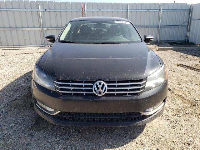 1VWCN7A35CC090620 - 2012 VOLKSWAGEN PASSAT SEL BLACK photo 5