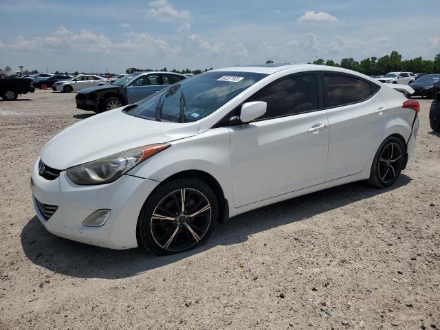 5NPDH4AE1CH124667 - 2012 HYUNDAI ELANTRA GLS WHITE photo 1