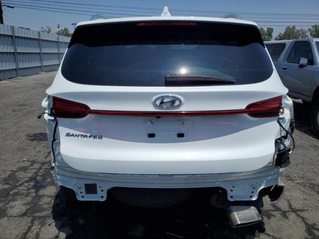 5NMS24AJ1MH340023 - 2021 HYUNDAI SANTA FE SEL WHITE photo 6