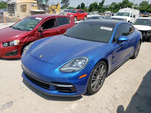 WP0AA2A78JL118418 - 2018 PORSCHE PANAMERA 4 BLUE photo 1