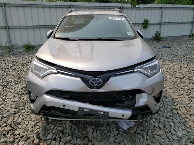 JTMDJREV1JD175195 - 2018 TOYOTA RAV4 HV LIMITED SILVER photo 5