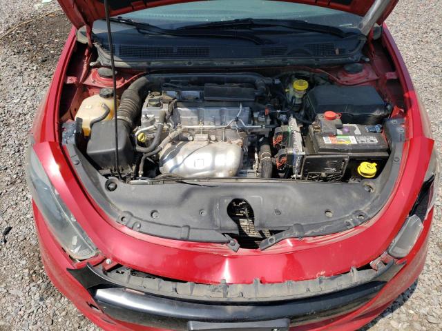 1C3CDFBB5FD434620 - 2015 DODGE DART SXT RED photo 11