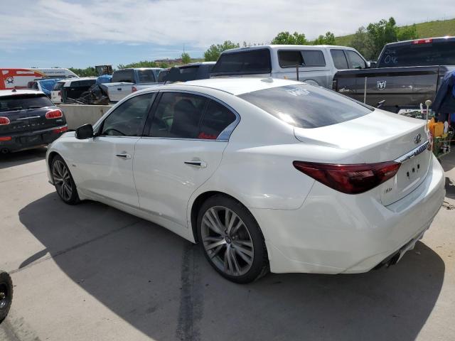 JN1EV7AR2JM436505 - 2018 INFINITI Q50 LUXE WHITE photo 2